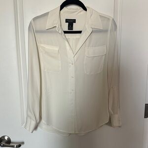 White Button Up Blouse